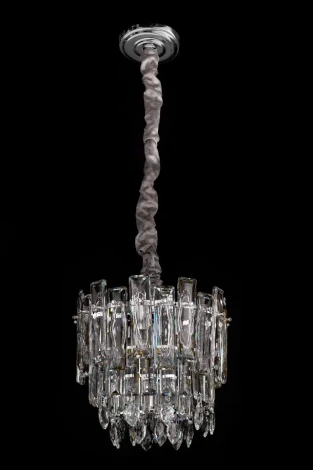 Подвесная люстра Fluorite Constancia FL1064-5P (220V, хрусталь, на цепи)