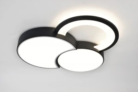 Потолочная светодиодная люстра с ПДУ Rivoli Aliona 6161-702 (регулировка яркости, 220V)