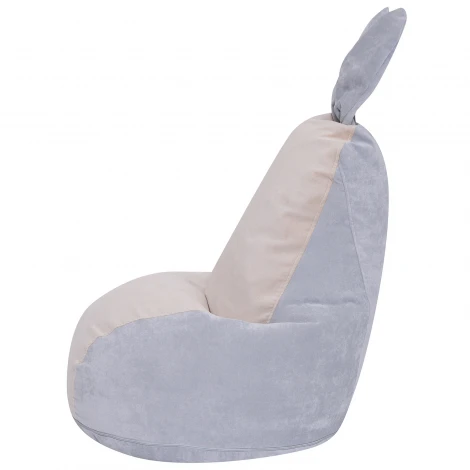 Кресло мешок Dreambag Зайчик Серо-Бежевый (Классический) 19132