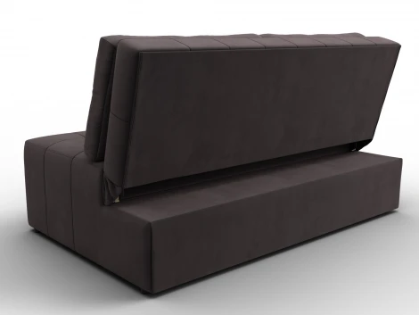 Диван прямой Лига-107 (140) (ЛДСП,Брус,Фанера,Велюр/Коричневый) Лига Диванов 134910