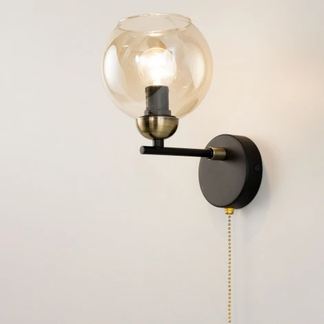 Бра настенное Анри CL124315 (220V, выключатель, шар)