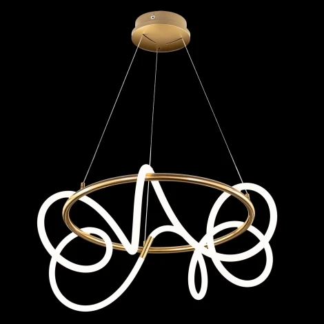 Подвесной светильник с гибким неоном и пультом Citilux Python CL220263 (регулировка яркости, LED, на тросе)