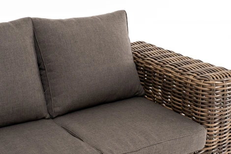 "Палермо" диван из искусственного ротанга трехместный, цвет соломенный 4SIS арт.УТ-00006742