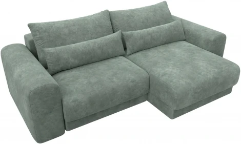 Диван угловой Лига-056 НПБ угол универсальный Лига Диванов (Велюр) арт.129160