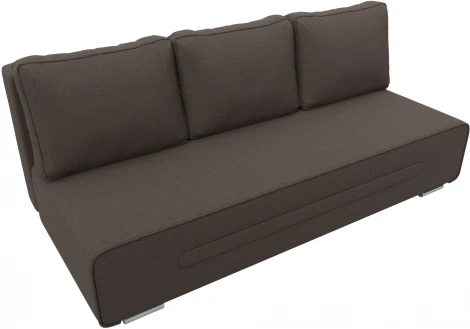 Диван прямой Приам (Коричневый/Рогожка) Лига Диванов арт.122733