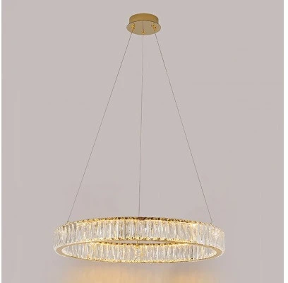 Подвесной светодиодный светильник Newport 8240 8240N/60 gold (220V, на тросе, кольцо)