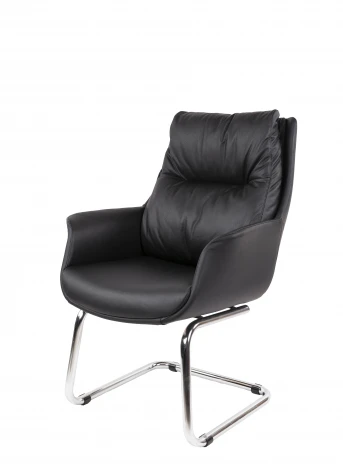 Офисное кресло Chairman 524 Россия нат.кожа/экокожа черная 7216000