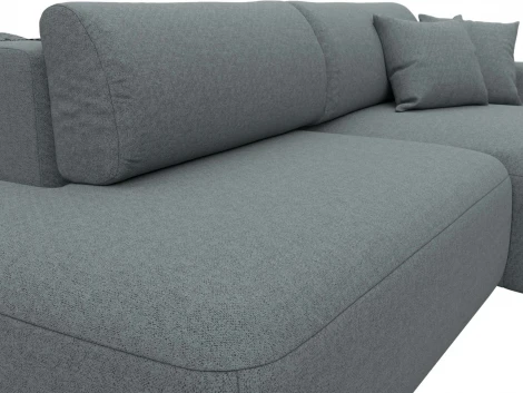 Диван угловой Лига-036 НПБ Модерн правый угол Лига Диванов (Рогожка) арт.124700