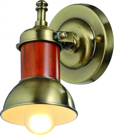 Спот N-Light 821 821-01-01 красное дерево+бронза