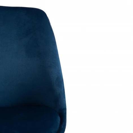 Стул TULIP SOFT (mod. 74) желтый (HLR 41)/натуральный (вельвет/дерево)