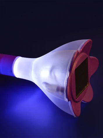 Грунтовый светильник на солнечной батарее Uniel USL-C-417/PT305 Purple crocus (LED, цветы, IP44)