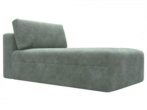 Модуль канапе Лига-060 НПБ (ЛДСП,Брус,Фанера,Велюр/Зеленый) Лига Диванов 129566