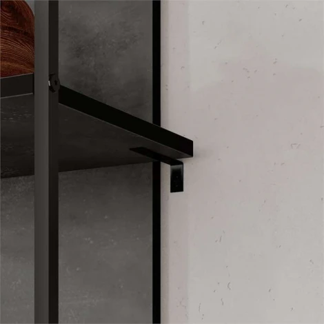 Стеллаж прямой ARCHY BOOKCASE LEVE (ЛДСП/Серый) арт.LEV01140