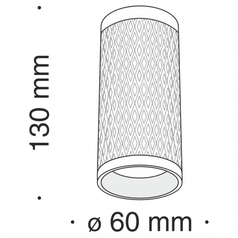 Накладной потолочный светильник Focus Design GU10 1x50Вт Maytoni Technical C036CL-01B (220V, круглые)