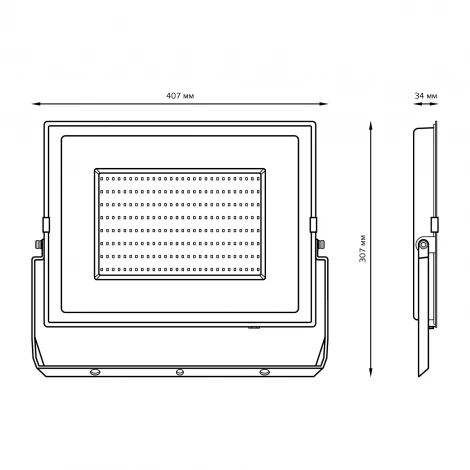 Прожектор уличный светодиодный Gauss 613100200P