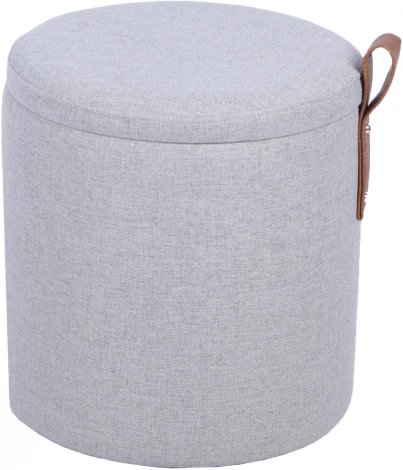 Пуф с ящиком Эркки рогожка XS серый Stool Group арт.УТ000039494