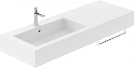 Раковина Цвет и Стиль Стилло 127 L с полотенцедержателем