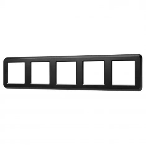 Рамка пластиковая FRM-VERSA-PL-5-BK (Arlight) 045191
