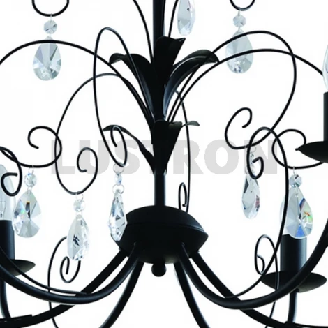 Подвесная люстра IDLamp 835 835/6-Argentoscuro