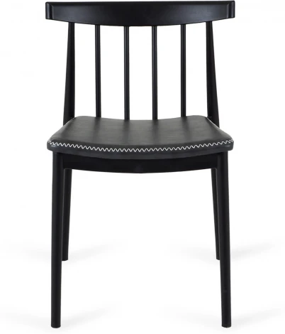 Обеденный стул Morris ОГОГО Обстановочка! (Пластик,Экокожа/Темно-серый) арт.926827