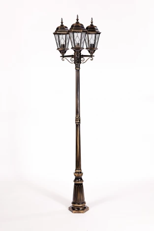 Наземный фонарь Oasis Light ASTORIA 2M 91409MB Gb ромб (220V, фонарь, IP44)