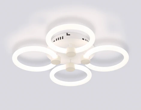 Потолочная люстра светодиодная с пультом Ambrella Original FA3808 (регулировка яркости, 220V, кольцо)