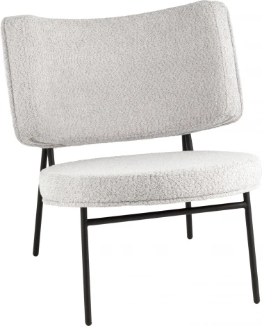 Кресло District Lounge букле светло-серый Stool Group (арт.УТ000039112)