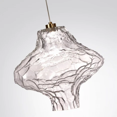 Подвесной светильник светодиодный Odeon Light Ordi 5107/3LA антич.бронза/прозрачный металл/стекло LED x 3W 4000K (220V, на проводе)