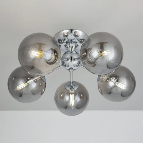 Потолочная люстра Citilux Томми CL102150 (220V, шарики, молекулы)