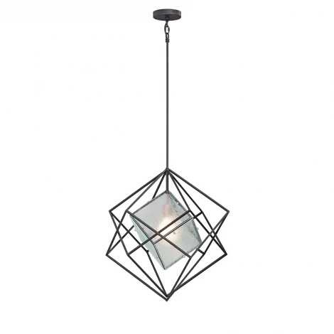 Подвесной светильник Vitaluce V4592-1/1PL (220V, на проводе, куб)