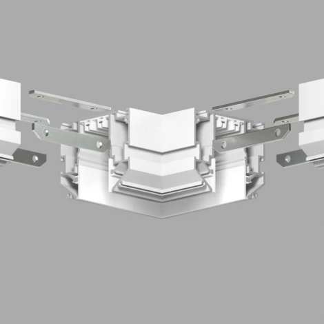 Угловой элемент 90° Smart One TR2026-WH трека алюминий, белый