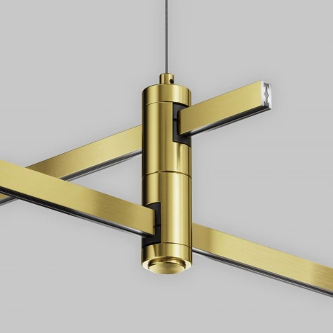 Подвес тросовый Hang двойной Flarity латунь Maytoni Accessories for tracks Flarity TRA157SW-D1-BS (24V)
