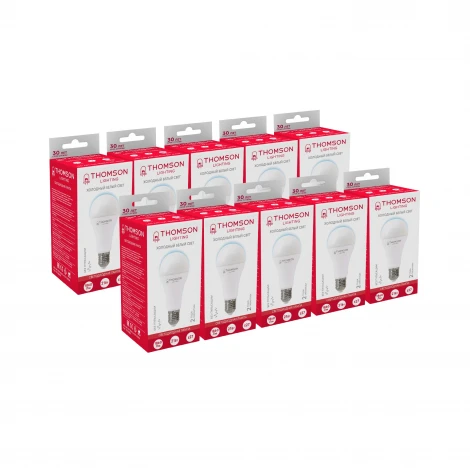Лампочка светодиодная белая груша E27 11W Thomson A65 TH-B2350