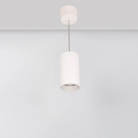 Светильник SP-POLO-HANG-R85-15W White5000 (WH-WH, 40 deg) (IP20 Металл) 027426 (LED, 220V, на проводе, круглые)