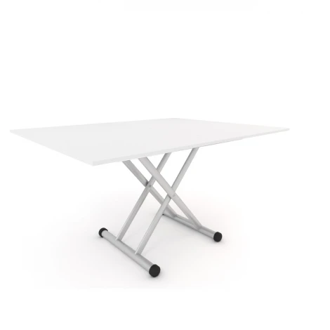 Стол трансформер журнальный обеденный Альмзе Серебристый