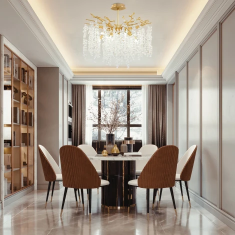 Потолочная люстра на штанге Arte Milano Milano-1 23111.600.8.E14.D GD (220V)