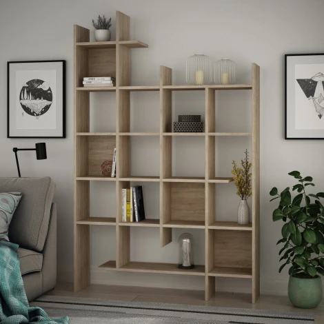 Стеллаж Прямые MANCO BOOKCASE (ЛДСП) LEVE