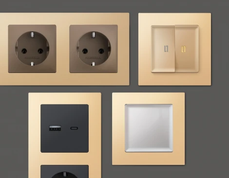 Рамка Ambrella Volt ALFA Techno (Шампань) 2-ая AF220602