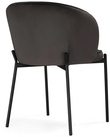 Стул Woodville на металлокаркасе Нейл серый / черный 528448