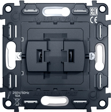 Механизм 1-клавишного перекрестного выключателя Ambrella Volt 10A-250V QUANT VM112