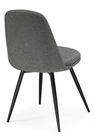 Обеденный стул Woodville Texas (Металл, Рогожка/Черный) арт.15884