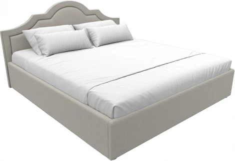 Кровать интерьерная Афина 180 (Бежевый/Рогожка) Лига Диванов арт.123046