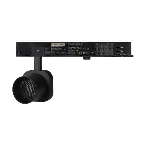 Трековый светильник LGD-DIAFILM-4TR-R60-10W Warm3000 (BK, 20 deg, 230V) (Arlight, IP20 Металл) 061447