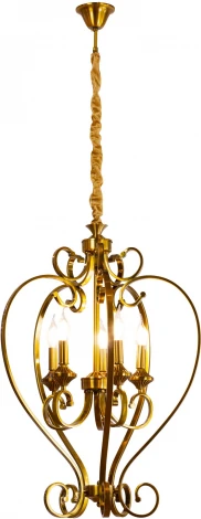 Подвесная люстра AM Group AM377 AM377 SP5 (220V, на цепи, подсвечник, свеча)