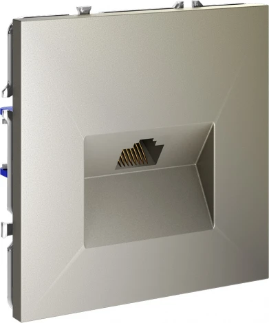 Розетка Ethernet RJ-45 (шелк) Voltum S70 VLS060104