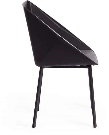 Стул DORO (mod. 8088) пластик/металл/ткань , 61,5 х 55 46 89 см Black (Черный) / Grey (Серый) 1509 Tetchair 15530