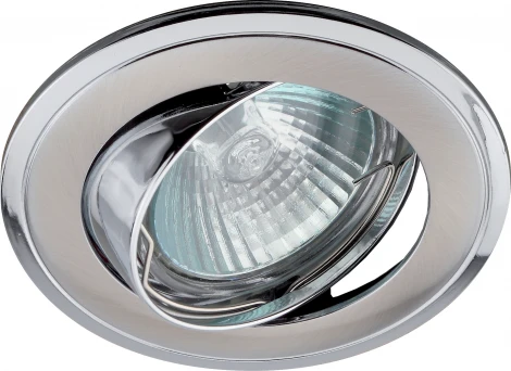 Встраиваемый точечный светильник Эра KL22 А SN/CH (220V, круглые)