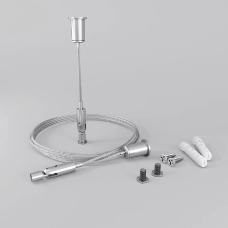 Комплект подвесов для радиусного профиля 4м. Maytoni Радиусный профиль ALM-3535R-P-4M