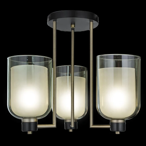 Потолочная люстра на штанге 33 Идеи CHN900.03.AMB17.ABL-M01GC (220V)