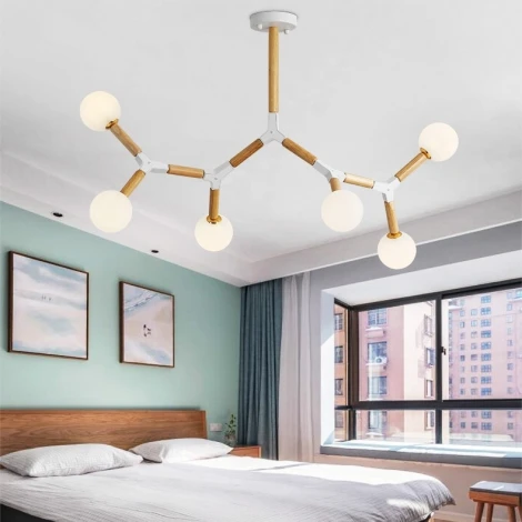 Люстра на штанге Formula 6 Lamps ImperiumLoft Formula01 (140710-26) (220V, шарики)